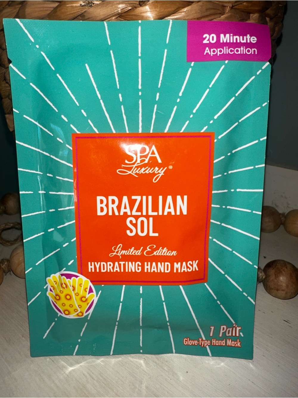 Spa Luxury  Brazilian Sol Hydrating Hand Mask LIMITED EDITION